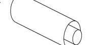 Montigo 4/7" Rigid Vent Pipe – 48"