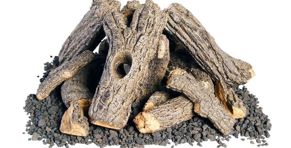 American Fyre Designs 34" Outdoor Campfire Log Set