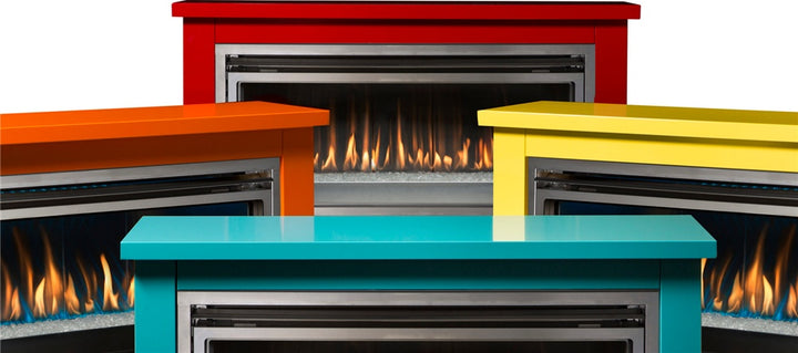 Montigo Mahana 42" Outdoor Ventless Gas Fireplace, 304 Stainless Steel