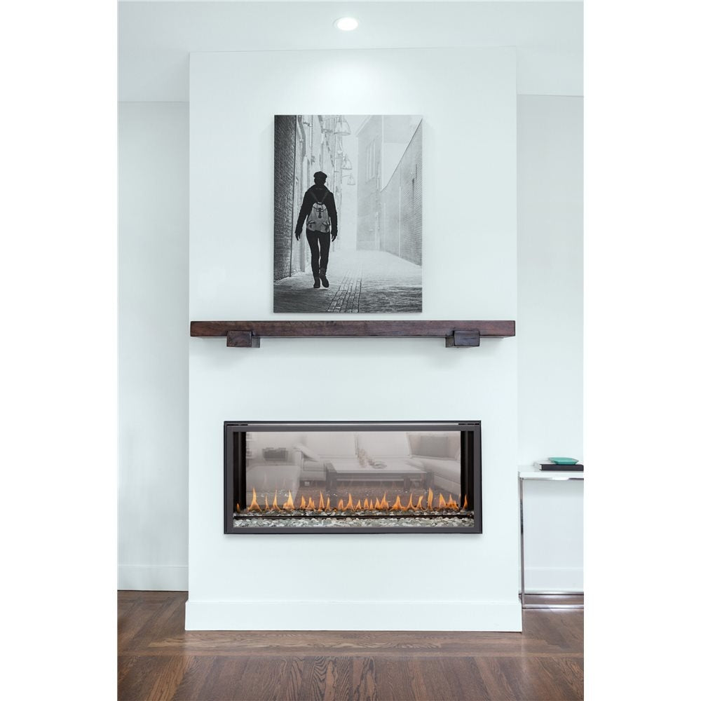 Montigo Exemplar See-Through Linear Fireplace, 56¾" Framing Width
