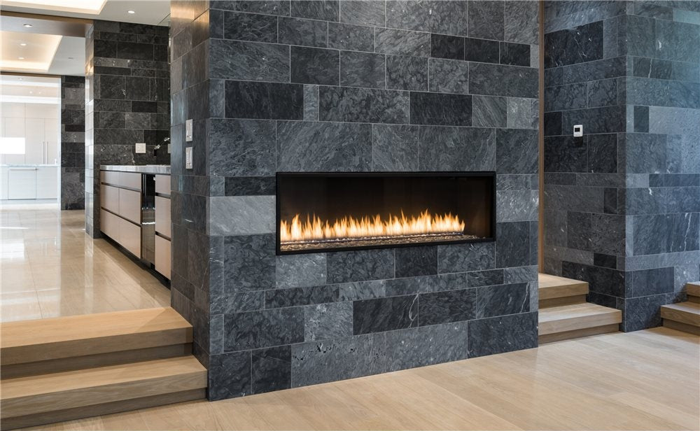 Montigo Exemplar Single Sided Linear Fireplace, 40,000 BTU