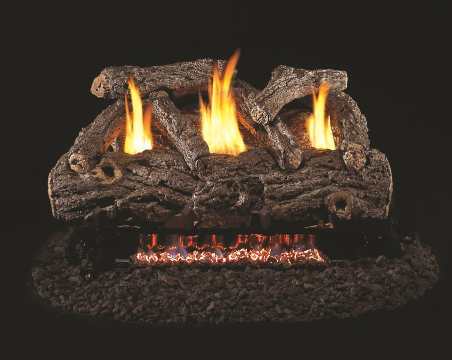30" Golden Oak Desinger Log Set