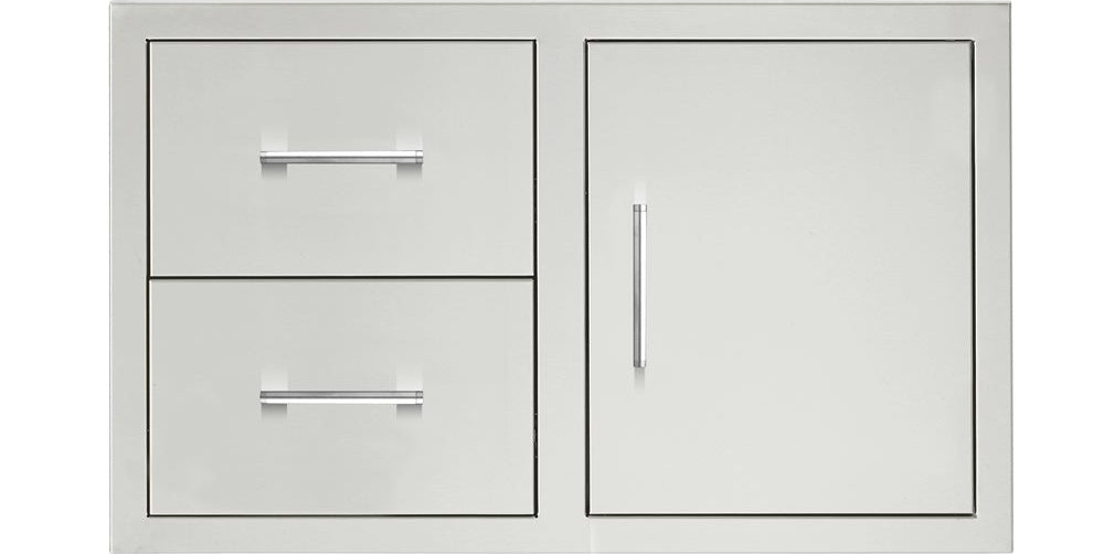 TrueFlame 36" Dual-Drawer & Access Door Combo | 304 Stainless Steel