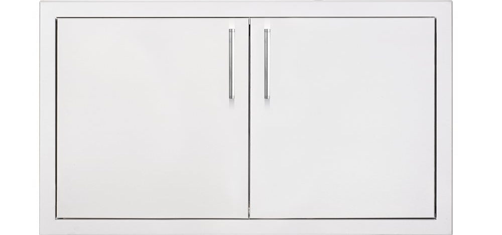 TrueFlame 30" Double Access Door, 304 Stainless Steel, Flush-Mount