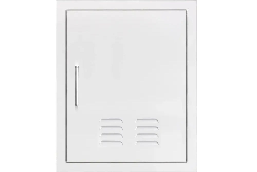 TrueFlame 18 x 22 Vertical Access Door, 304 Stainless, Left Hinge