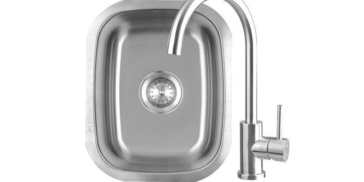 TrueFlame 19" x 15" Stainless Steel Undermount Outdoor Sink