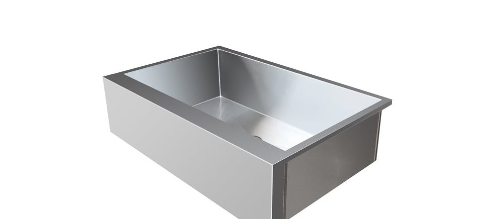 TrueFlame 32" Outdoor-Rated Farmhouse Sink | TF-NK-32FH-P