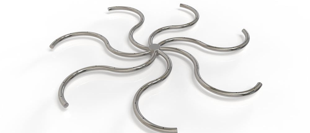 TrueFlame 36" Octoburner Stainless Steel Fire Pit Burner