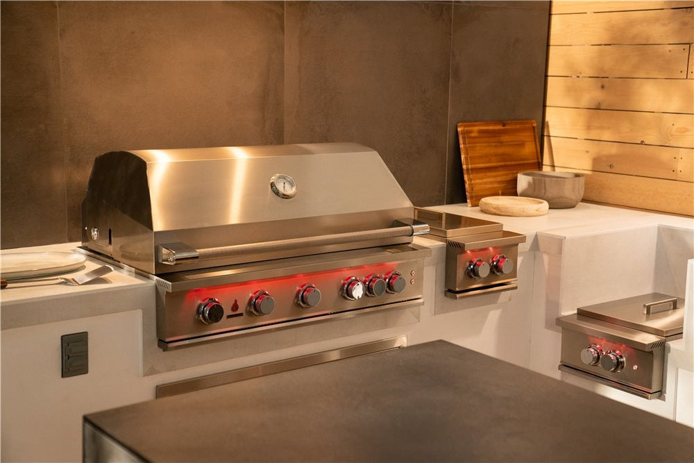 TrueFlame 40" 5 Burner Gas Grill