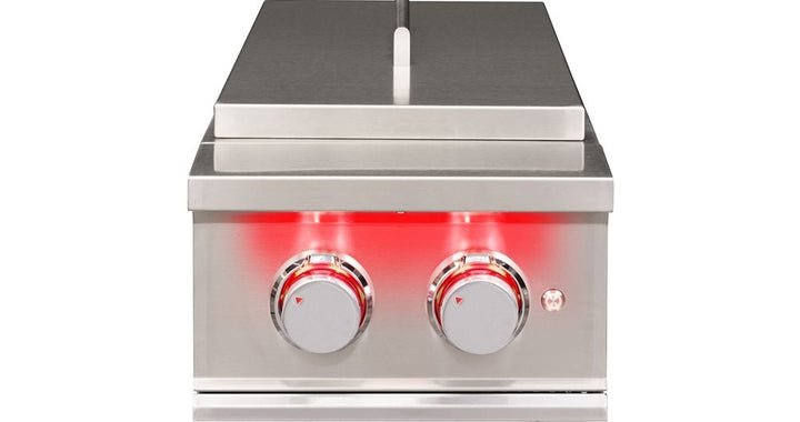 TrueFlame Double Side Burner - Stainless Steel