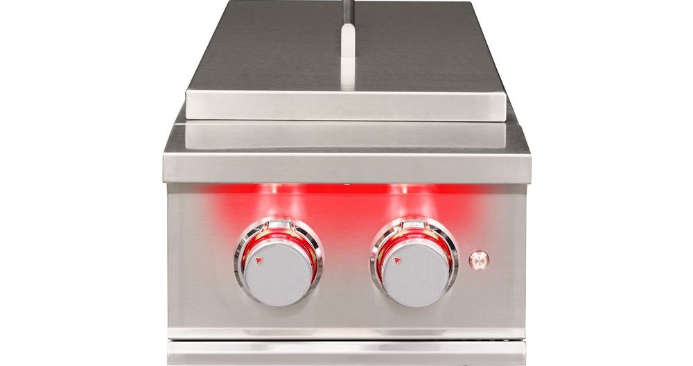 TrueFlame Double Side Burner - Stainless Steel