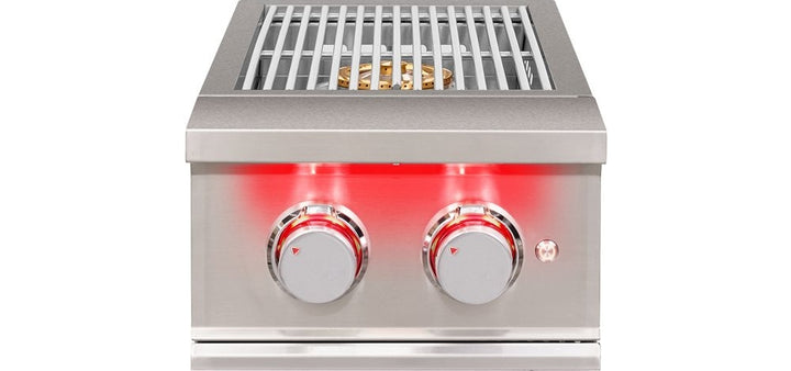 TrueFlame Double Side Burner - Stainless Steel