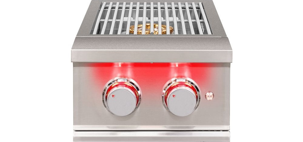 TrueFlame Double Side Burner - Stainless Steel