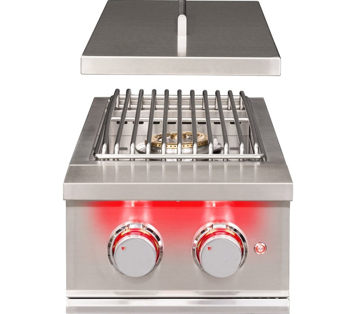 TrueFlame Double Side Burner - Stainless Steel