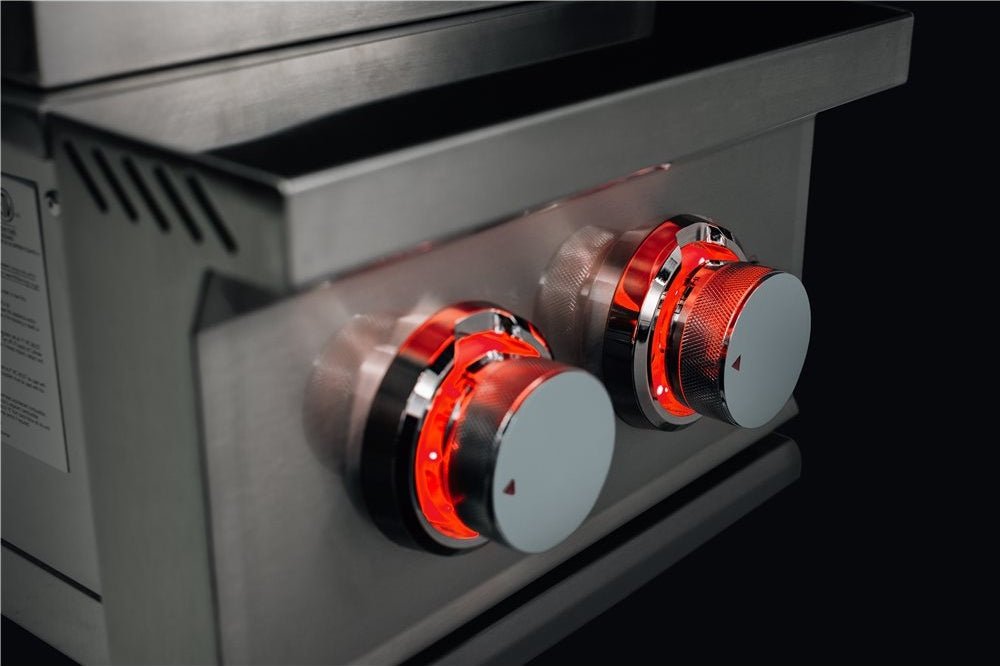 TrueFlame Double Side Burner - Stainless Steel