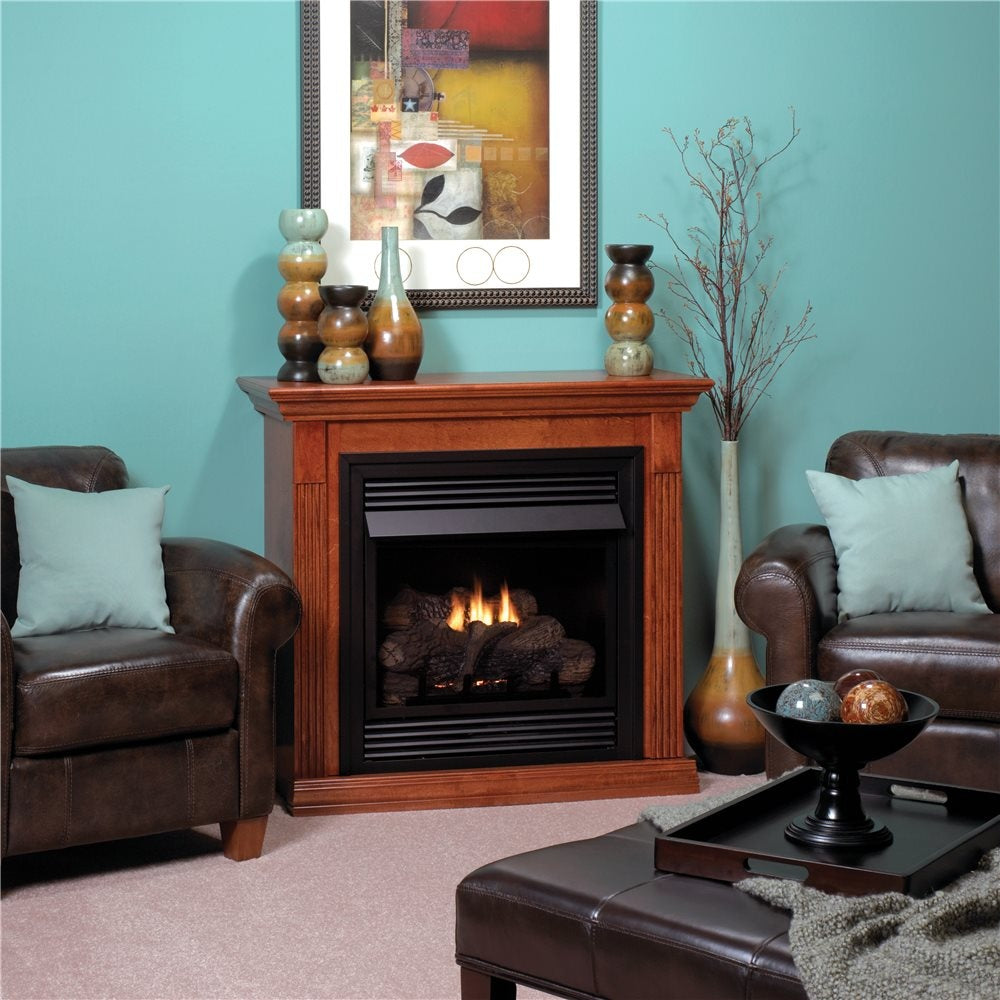 Empire Vail 26 Vent-Free Fireplace, 10,000 BTU, Matte Black