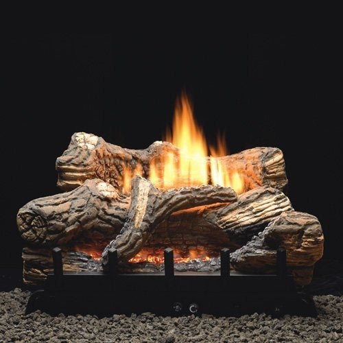 Empire Flint Hill 24-Inch Ceramic Fiber Gas Log Set, Millivolt