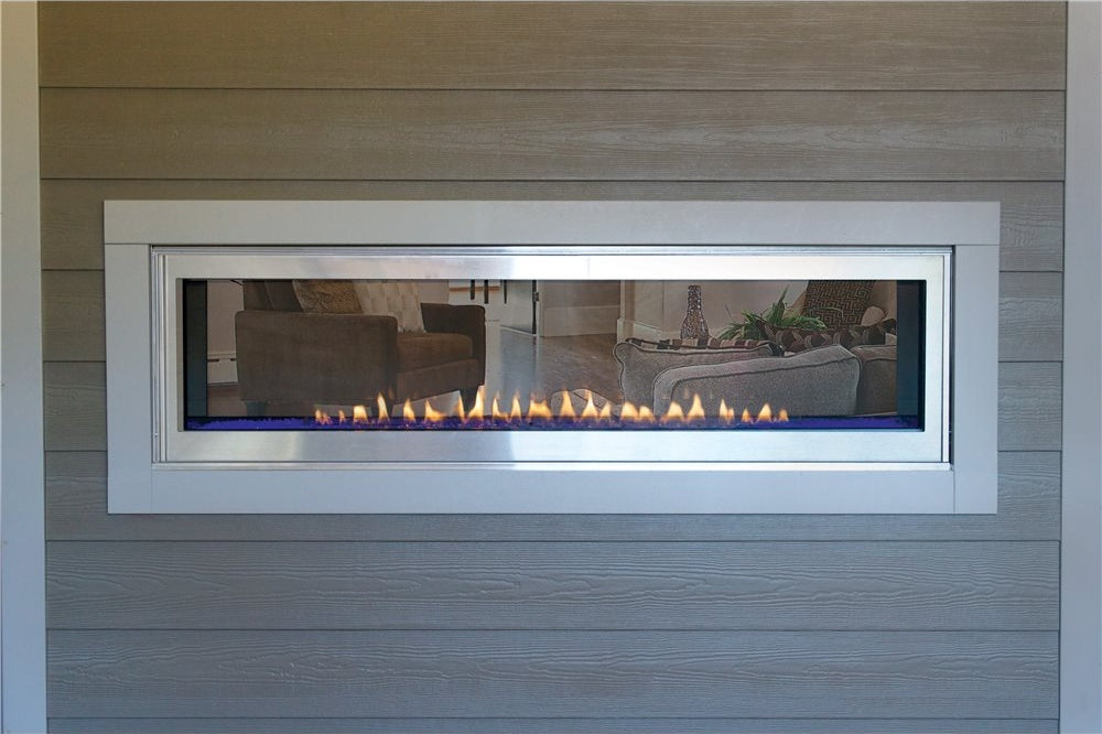 Empire Boulevard 60" See-Through Linear Vent-Free Fireplace