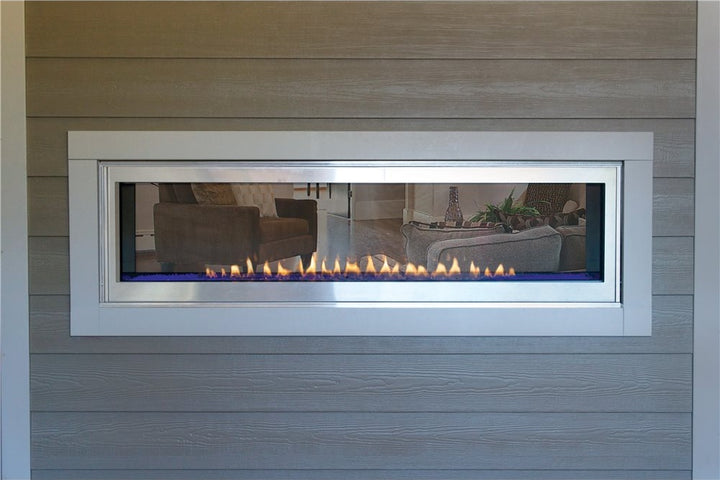 Empire Boulevard 60" See-Through Linear Vent-Free Fireplace