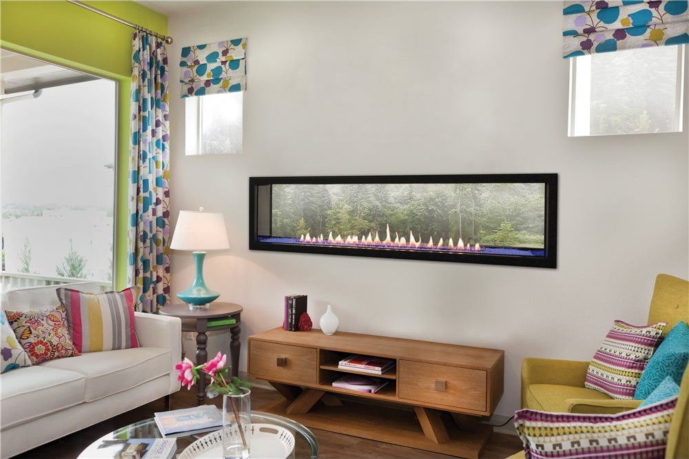 Empire Boulevard 60" See-Through Linear Vent-Free Fireplace