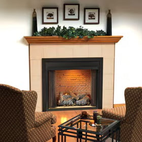 Empire Breckenridge Select 32" Vent-Free Circulating Firebox, Flush Front